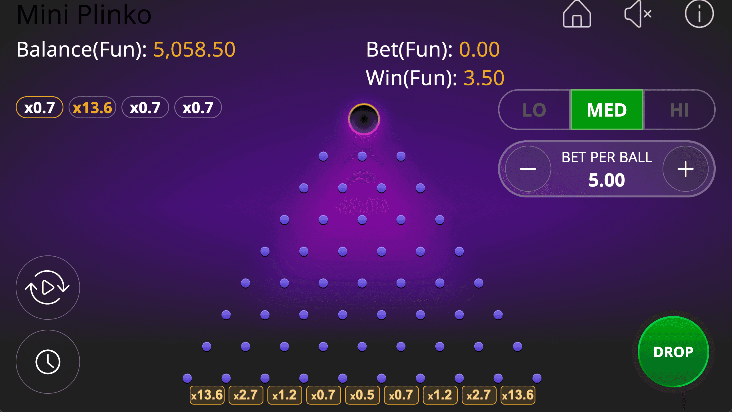 Mini Plinko