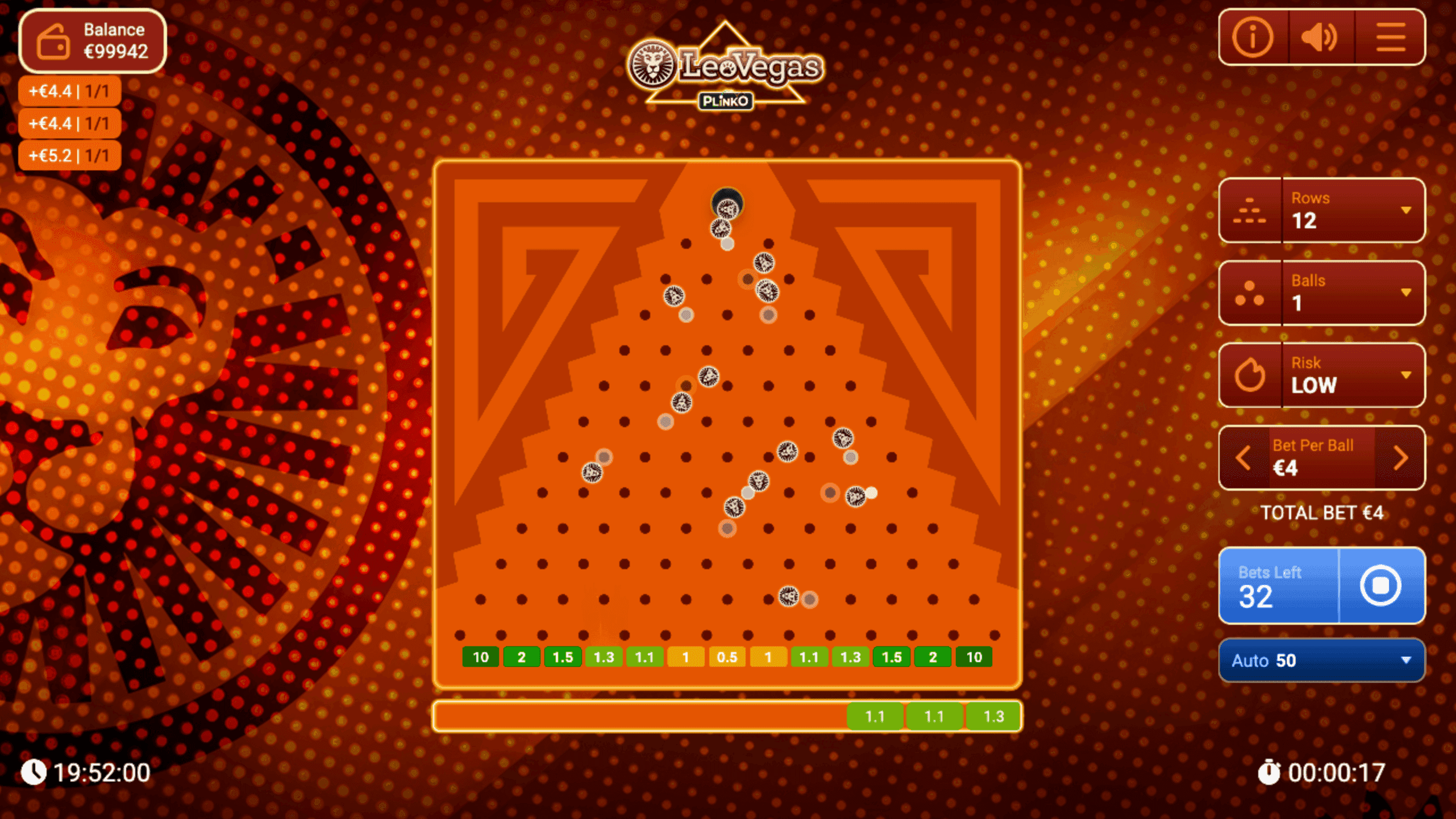 LeoVegas Plinko