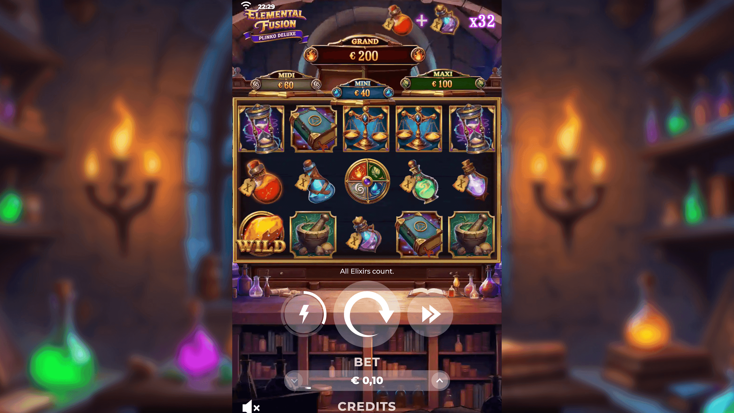Elemental Fusion Plinko Deluxe