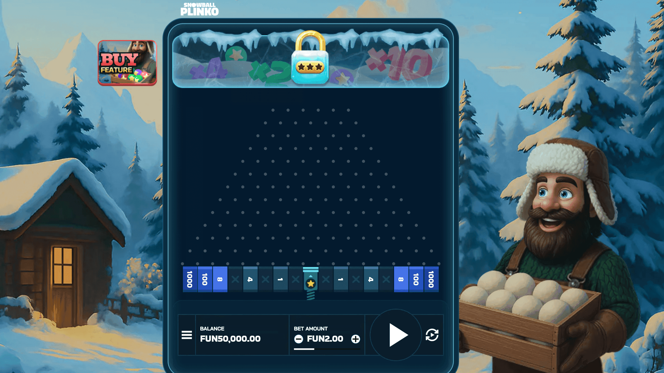 Snowball Plinko