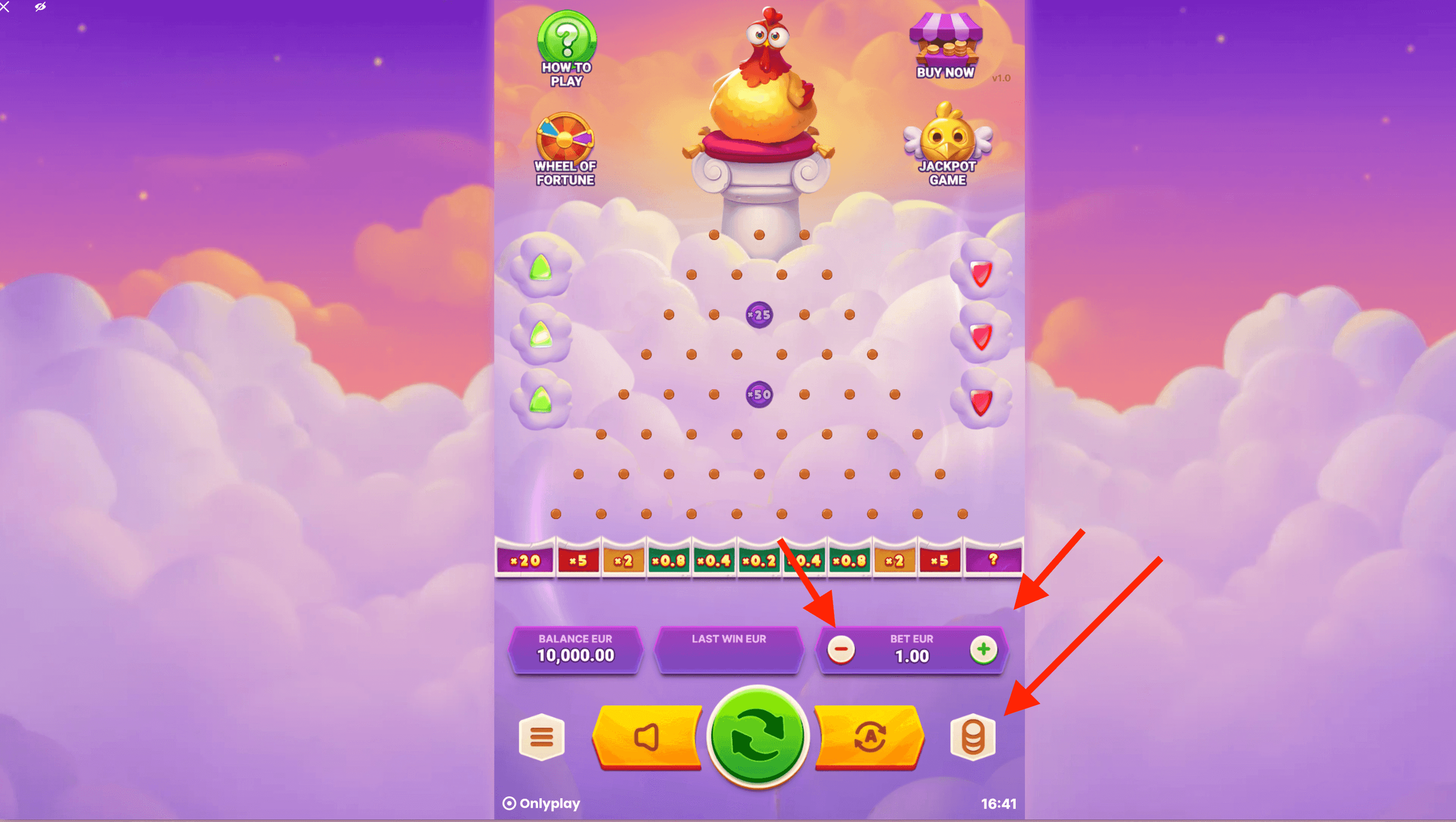 Step 1 — How Do I Set the Bet Amount?