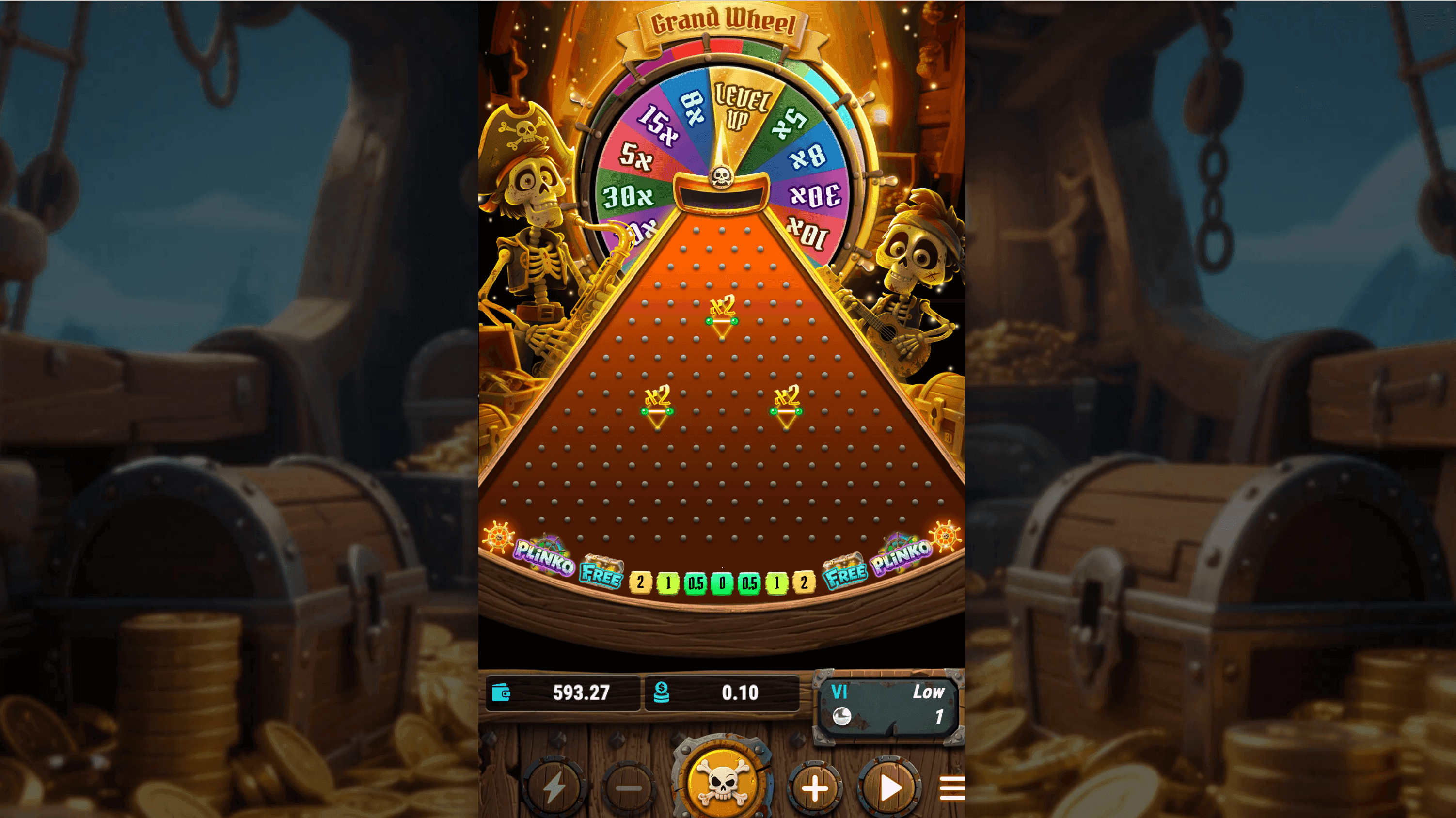 Plinko Double Wheel
